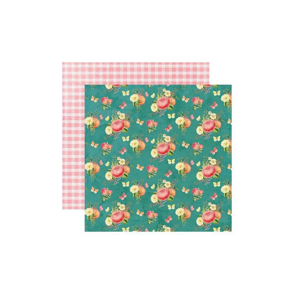 Scrapbooking  Simple Vintage Garden District Double-Sided Cardstock 12