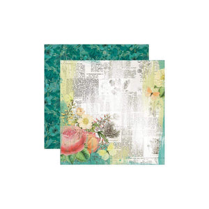 Scrapbooking  Simple Vintage Garden District Double-Sided Cardstock 12" - Live for Today Ephemera
