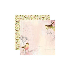 Scrapbooking  Simple Vintage Garden District Double-Sided Cardstock 12" - Use Your Wings Ephemera