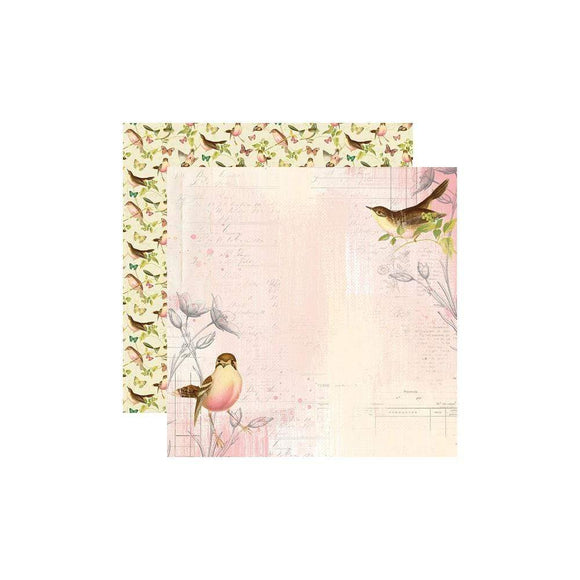 Scrapbooking  Simple Vintage Garden District Double-Sided Cardstock 12