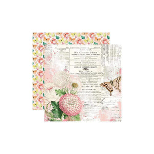 Scrapbooking  Simple Vintage Garden District Double-Sided Cardstock 12" - You Can Fly Ephemera