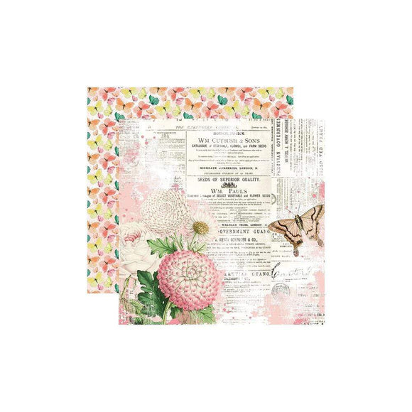 Scrapbooking  Simple Vintage Garden District Double-Sided Cardstock 12