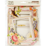 Scrapbooking  Simple Vintage Garden District Layered Frames Die-Cuts 6/Pkg Ephemera