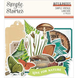 Scrapbooking  Simple Vintage Lakeside Bits & Pieces Die-Cuts 57/Pkg Ephemera