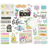 Scrapbooking  Simple Vintage Life In Bloom Bits & Pieces Die-Cuts 44/Pkg Ephemera