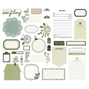 Scrapbooking  The Simple Life Bits & Pieces Die-Cuts 31/Pkg Journal Ephemera