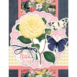 Scrapbooking  Simple Stories Simple Cards Card Kit Simple Vintage Indigo Garden kit