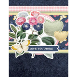 Scrapbooking  Simple Stories Simple Cards Card Kit Simple Vintage Indigo Garden kit