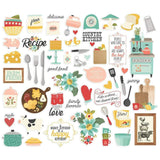 Scrapbooking  Apron Strings Bits & Pieces Die-Cuts 55/Pkg Paper 12"x12"