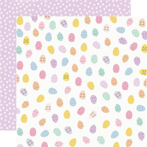 Scrapbooking  Bunnies & Blooms Double-Sided Cardstock 12
