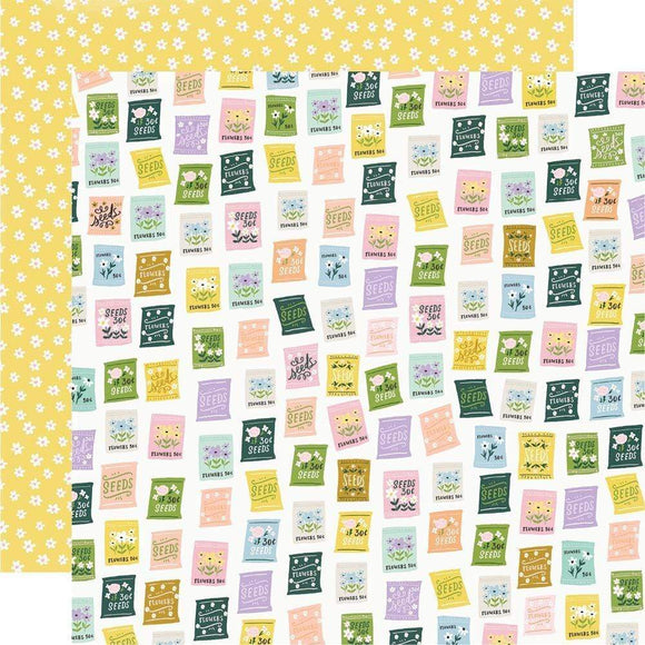 Scrapbooking  Bunnies & Blooms Double-Sided Cardstock 12