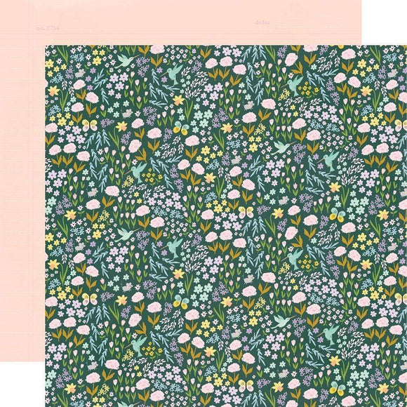 Scrapbooking  Bunnies & Blooms Double-Sided Cardstock 12