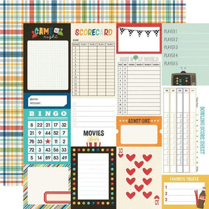 Scrapbooking  Family Fun Double-Sided Cardstock 12"X12" - Journal Elements Paper 12"x12"