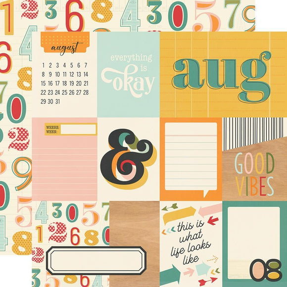 Scrapbooking  Hello Today Double-Sided Cardstock 12