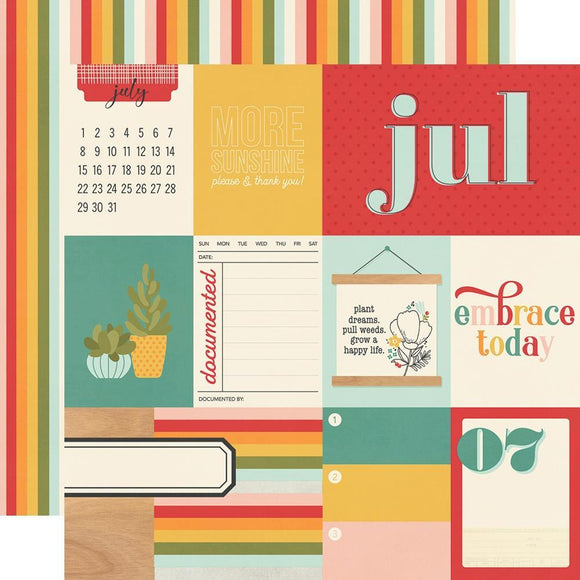 Scrapbooking  Hello Today Double-Sided Cardstock 12
