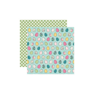 Scrapbooking  Hip Hop Hooray Double-Sided Cardstock 12"X12" - Egg-Stra Special Paper 12"x12"