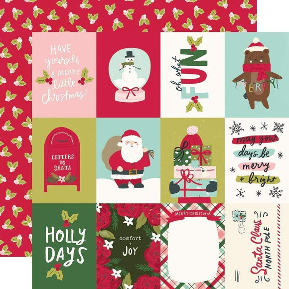Scrapbooking  Holly Days Double-Sided Cardstock 12
