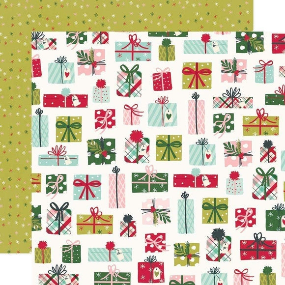 Scrapbooking  Holly Days Double-Sided Cardstock 12