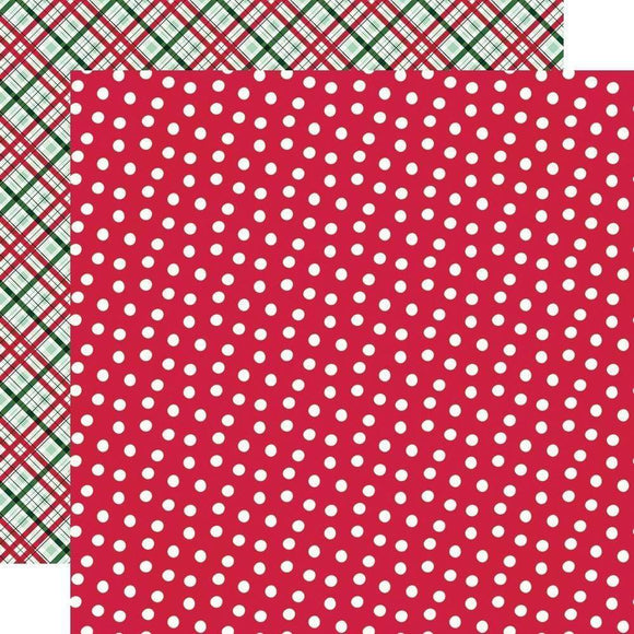 Scrapbooking  Holly Days Double-Sided Cardstock 12