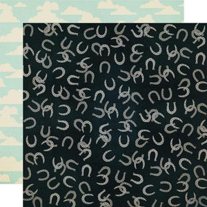 Scrapbooking  Howdy! Double-Sided Cardstock 12"X12" - Little Buckaroo Paper 12"x12"