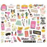 Scrapbooking  Kate & Ash Bits & Pieces Die-Cuts 57/Pkg Paper 12"x12"