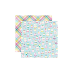 Scrapbooking  Magical Birthday Double-Sided Cardstock 12"X12" - Make a Wish Paper 12"x12"