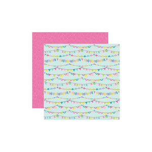 Scrapbooking  Magical Birthday Double-Sided Cardstock 12"X12" - Party Time Paper 12"x12"
