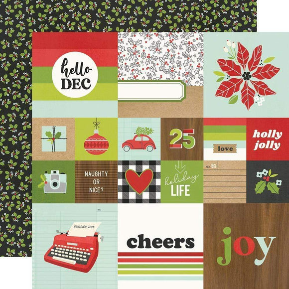 Scrapbooking  Make It Merry Double-Sided Cardstock 12