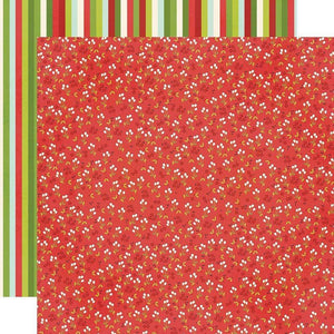 Scrapbooking  Make It Merry Double-Sided Cardstock 12"X12" - Holliest & Jolliest Paper 12"x12"