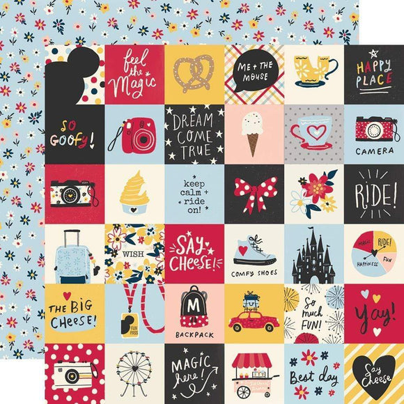 Scrapbooking  Say Cheese Main Street Double-Sided Cardstock 12