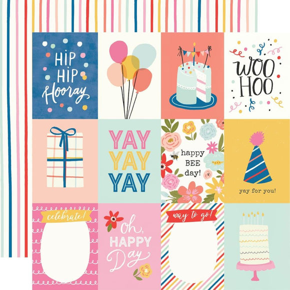 Scrapbooking  Simple Stories Celebrate! Double-Sided Cardstock 12