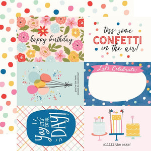 Scrapbooking  Simple Stories Celebrate! Double-Sided Cardstock 12"X12" - 4x6 Elements Paper 12"x12"
