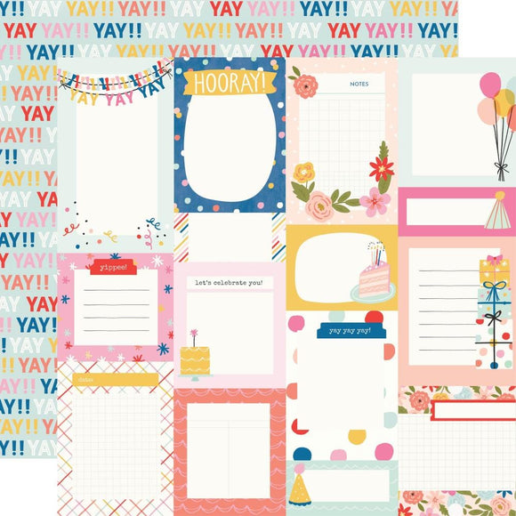 Scrapbooking  Simple Stories Celebrate! Double-Sided Cardstock 12