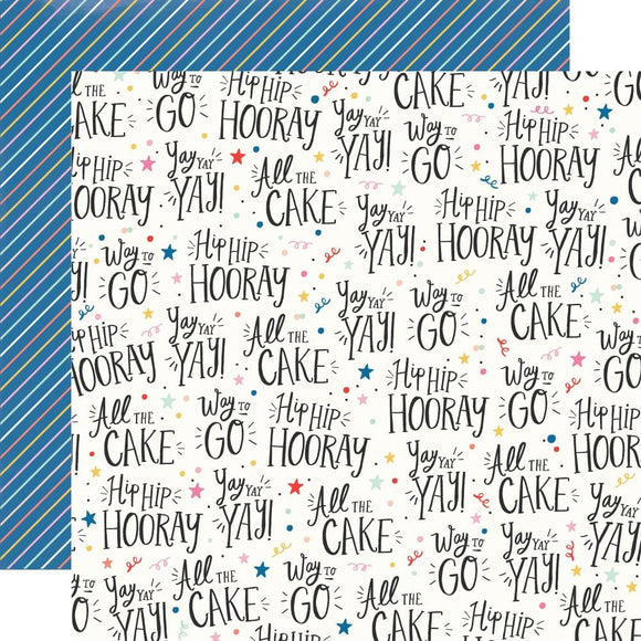 Scrapbooking  Simple Stories Celebrate! Double-Sided Cardstock 12