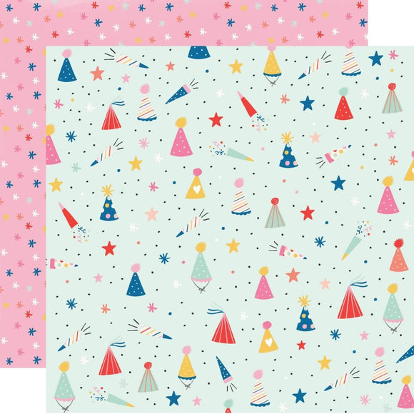Scrapbooking  Simple Stories Celebrate! Double-Sided Cardstock 12