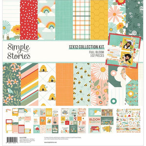Scrapbooking  Simple Stories Collection Kit 12"X12" Full Bloom Paper 12"x12"