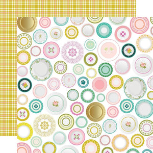 Scrapbooking  Simple Stories Flea Market Double-Sided Cardstock 12"X12" - Oh Yes, Please Paper 12"x12"