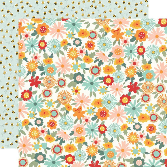 Scrapbooking  Simple Stories Full Bloom Double-Sided Cardstock 12
