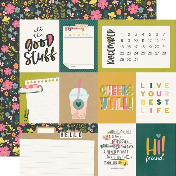 Scrapbooking  Simple Stories Good Stuff Double-Sided Cardstock 12