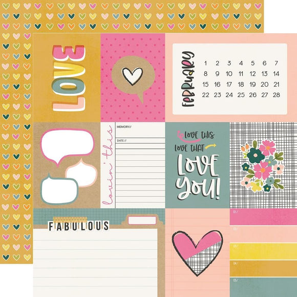 Scrapbooking  Simple Stories Good Stuff Double-Sided Cardstock 12