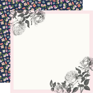 Scrapbooking  Simple Stories Happy Hearts Double-Sided Cardstock 12"X12" - Forever Yours paper 12'X12"