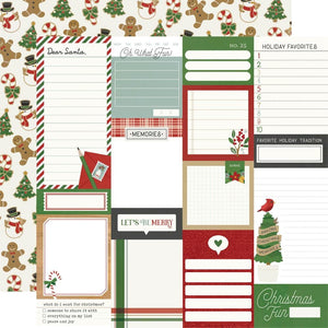 Scrapbooking  Simple Stories Hearth & Holiday Double-Sided Cardstock 12"X12" - Journal Elements Paper 12"x12"