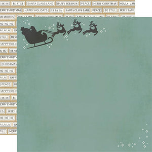 Scrapbooking  Simple Stories Hearth & Holiday Double-Sided Cardstock 12"X12" - Merry Christmas to All Paper 12"x12"