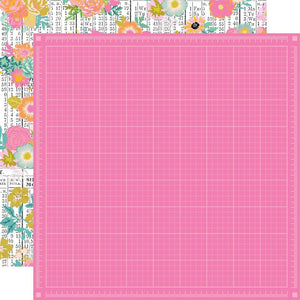Scrapbooking  Simple Stories Let's Get Crafty Double-Sided Cardstock 12"X12" - Be Creative Paper 12"x12"