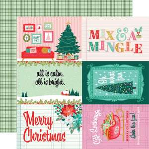 Scrapbooking  Simple Stories Mix & A-Mingle Double-Sided Cardstock 12"X12" - 4x6 Elements Paper 12"x12"