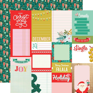 Scrapbooking  Simple Stories Mix & A-Mingle Double-Sided Cardstock 12"X12" - Journal Elements Paper 12"x12"