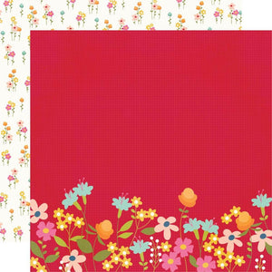 Scrapbooking  Simple Stories Summer Lovin' Double-Sided Cardstock 12"X12"- Hey Sunshine Paper 12"x12"