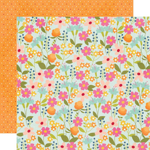 Scrapbooking  Simple Stories Summer Lovin' Double-Sided Cardstock 12"X12"- Sweet Summertime Paper 12"x12"
