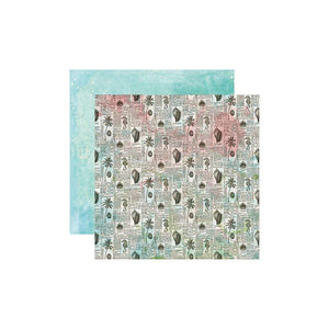Scrapbooking  Simple Vintage Coastal Double-Sided Cardstock 12"X12" - See You Soon Paper 12"x12"
