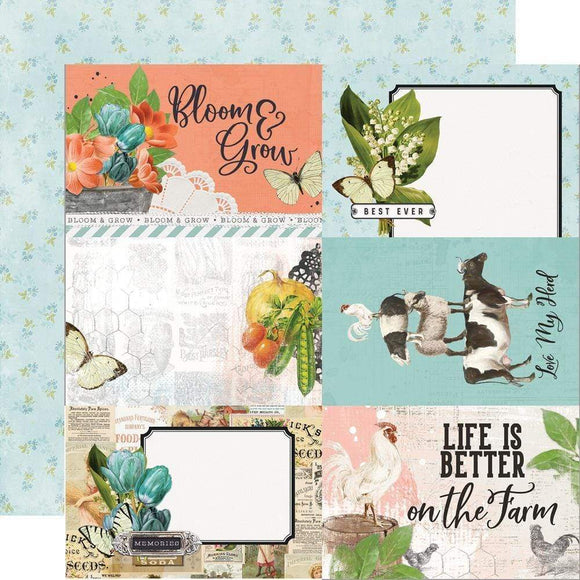 Scrapbooking  Simple Vintage Farmhouse Garden Dbl-Sided Cardstock 12